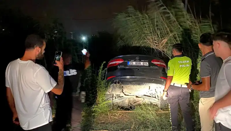 Dur İhtarına Uymadı, Kaçarken Dere Yatağına Düşen Trafik Magandası
