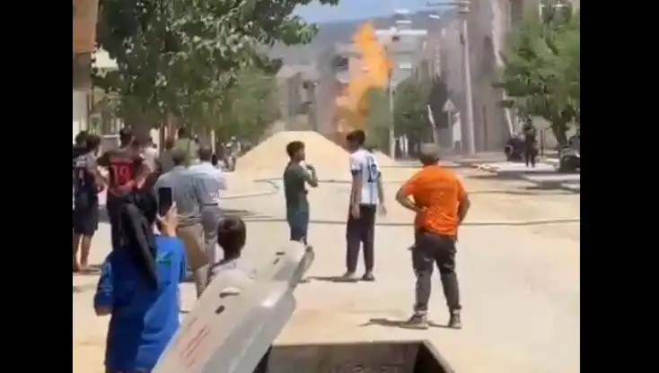 Kilis'te Doğalgaz Borusu Patladı: Kentte Panik ve Güvenlik Önlemleri Alındı