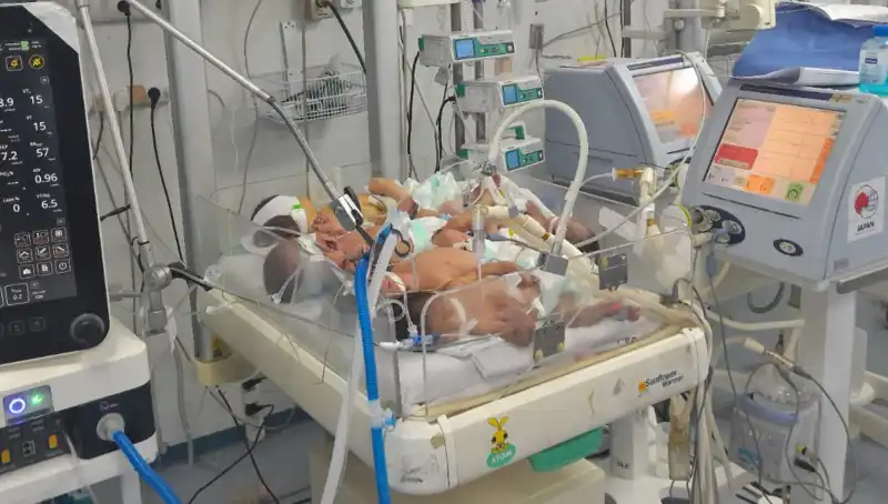 Gazzeli Doktorların Çaresizliği: Bir Kuvözde Birden Fazla Bebek!