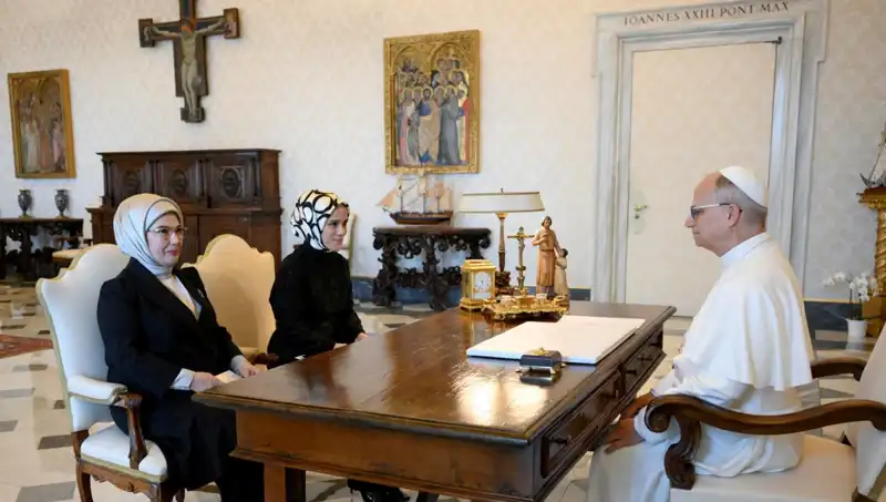 Emine Erdoğan ve Papa Leo Buluşması: Gazze Üzerine Çarpıcı Mesajlar