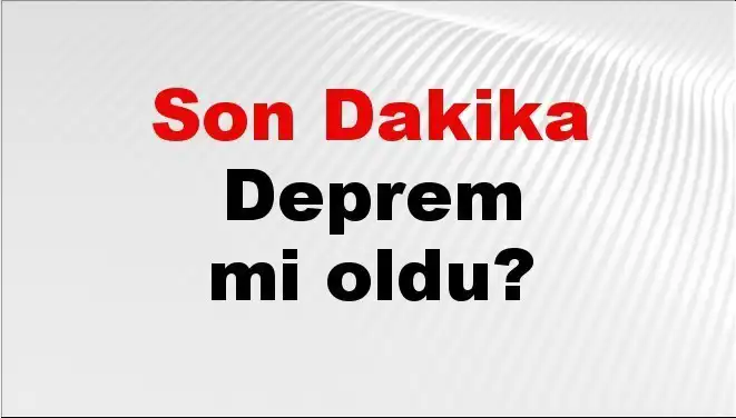 Kütahya'da Deprem Panigi: Son Durum ve Detaylar
