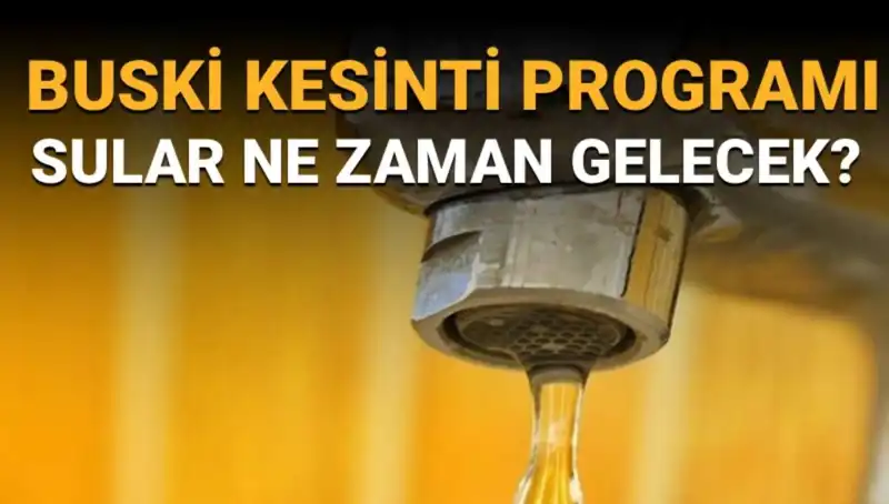 Bursa Nilüfer'de Su Kesintileri Ne Zaman Bitecek? BUSKİ Açıklamalarda Bulundu