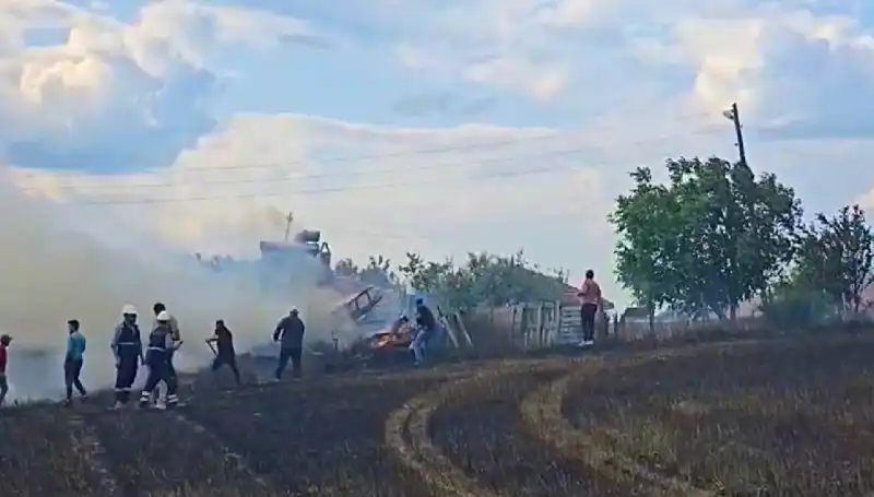 Tarlayı Kundaklayan Şüpheli, 96 Saat Sonra Polisi AFET'te Perişan Etti!