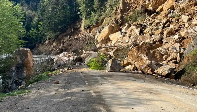 Giresun'da Yaşanan Heyelan Yol Ulaşımını Engelledi: Son Durum